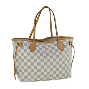 LOUIS VUITTON Damier Azur Neverfull PM Tote Bag N41362
